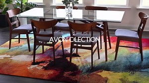 Vida Contemporary Abstract Multi-Color Rectangle Area Rug, 8' x 10'