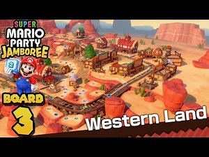 Super Mario Party Jamboree - WESTERN LAND BOARD (Master Difficulty AI)