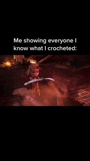 Adorable Crochet Baby Groot Car Decal Tutorial