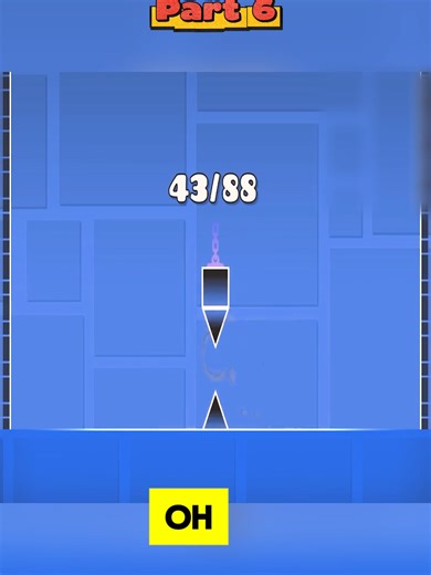 P6 - 1 hour, no turning #geometrydash