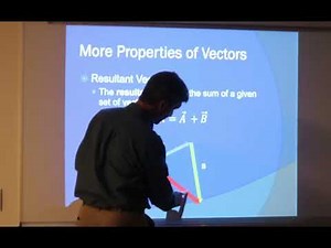 Physics I - Chapter 02 Sec 01