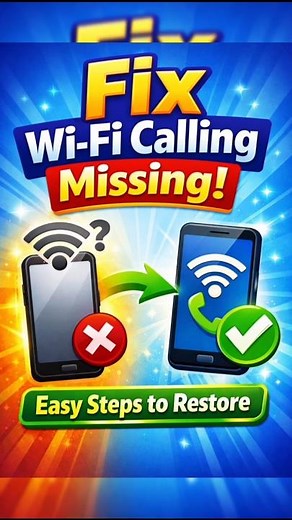How to Fix Wi-Fi Calling Option Missing on Your Device: Complete Guide