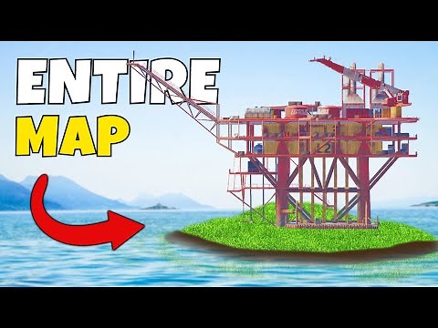 this modded rust server has a CRAZY MAP