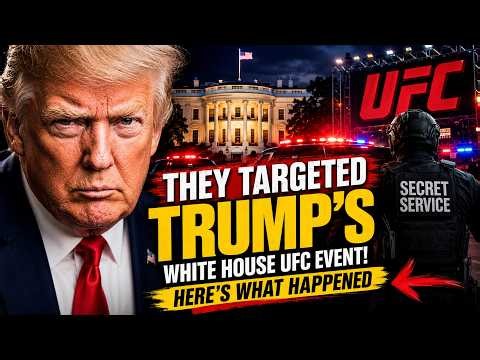 Trump's White House UFC Event Was Targeted! Here's What Happened