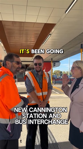 Checked out the new Cannington Station and bus interchange yesterday morning - and what a transformation! The interchange utilises the space below the new elevated rail station and has modernised how commuters transition between bus and train. Great to see Cannington Station in action on it's first day with plenty of passengers travelling to work and school. | Rita Saffioti MLA