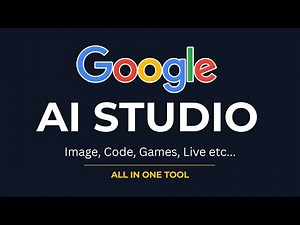 Google AI Studio FREE – How to Use It (Beginner’s Guide)