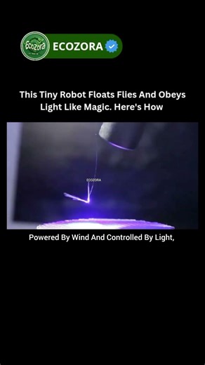 Fairy Robot Flies Using Wind And Light 🧚 #shorts #tech