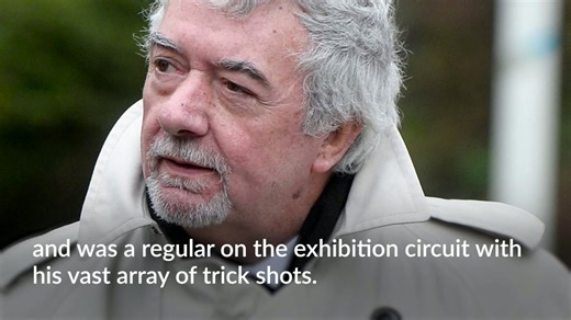 Snooker great John Virgo dies aged 79
