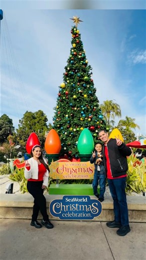 Myrna Mary 💖 Travel & Lifestyle☀️Content Creator SoCal & Beyond on Instagram: "🎄 Come join the holiday fun at SeaWorld San Diego’s Christmas Celebration, now through January 4. Experience San Diego’s ultimate holiday event with a festive world glowing with twinkling lights, cheerful shows, and more. #Ad #SeaWorldSanDiego 📌 Save & Share for you next holiday event Thank you @seaworldsandiego for a fun holiday outing filled with joy and laughter 🎄✨ #sponsored ⭐️ Over One Million Twinkling light