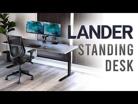 Lander Electric Standing Desk From iMovR