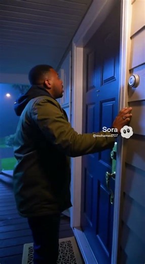 Man was locked out of his door doorbell camera view #doorbellcam