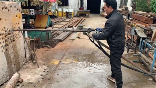 Hand-held and Air Leg Pneumatic Rock Drill Forging Process Mine Drilling Rock Drill YT24 with air Leg