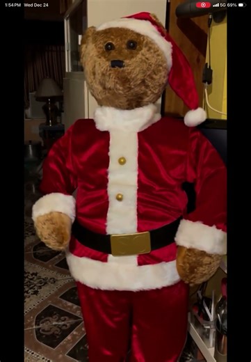 Gemmy 2004 Life Size Dancing Santa Bear (Broken) (EBay Listing Video) #gemmy #shorts