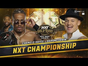NXT Championship Match (Full Match Part 1/3)