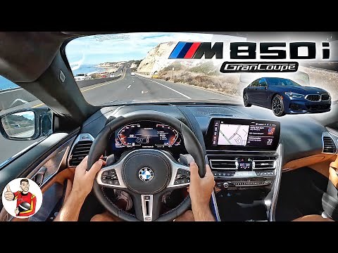 The 2023 BMW M850i Gran Coupe is Glamorous, Practical Speed (POV Drive Review)