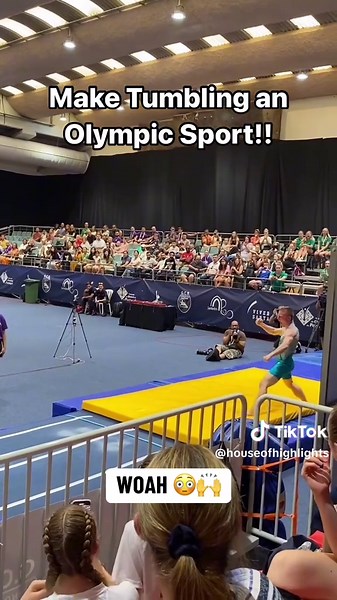 Impressive Gymnastics Tumbler Performance