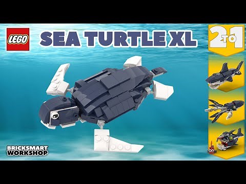 Sea Turtle XL MOC LEGO 31088 Alternate Digital Build