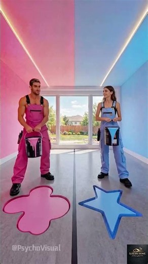 THIS FLOOR IS IMPRESSIVE😱🩷🩵Pink Lavender & Cyan Star Epoxy Luxury Floor #epoxy #epoxyfloor #shorts