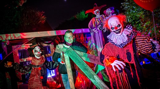 Mann aus dem Unstrut-Hainich-Kreis verwandelt Garten in Gruselkabinett (mit Video)