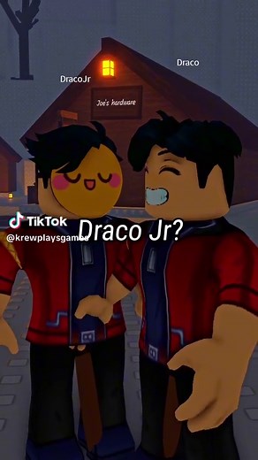 Draco Jr Face Reveal 🤐 #fyp #krew #roblox