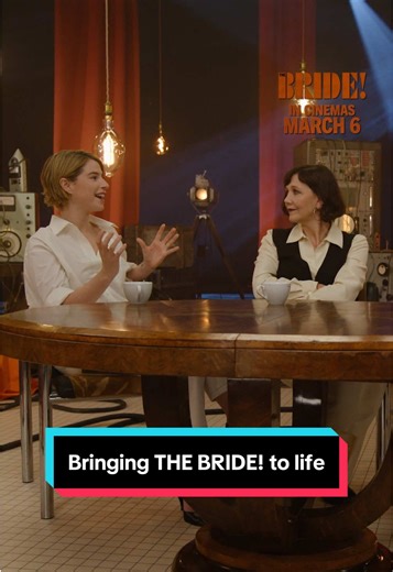 Jessie Buckley and Christian Bale Meet as 'The Bride' Characters