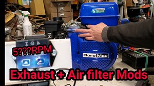 Exhaust and Air intake Mods Duromax 18hp 440cc Digital Engine Tachometer https://amzn.to/3gSG3sG Pre Filter for Kawasaki Engine https://amzn.to/3H3vxtf | RedneckComputerGeek