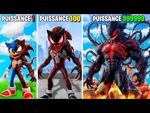 On améliore Sonic en mode symbiote dans GTA 5 ! (mod Sonic le film)