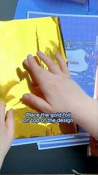 Making magical gold foil envelopes! #mailclub
