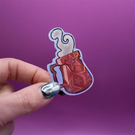 Raktajino Mug - Star Trek, Science Fiction, DS9, Sparkly Sticker, Space Sticker, Laptop and Water Bottle Stickers - Etsy