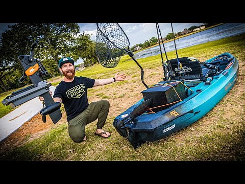 OLD TOWN SPORTSMAN PDL 106!! Worlds Best Pedal Drive Fishing Kayak REVIEW + UNBOXING