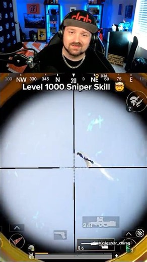 level 1000 sniper skill 💀 #pubgmobile #bgmi #shorts