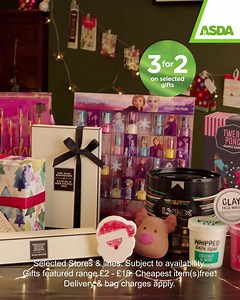 5.6K reactions · 342 shares | At Asda, treat them to a gift… or two… with our 3 for 2 offer on a wide range of gifts. Let's make Christmas extra special. | Asda | Facebook