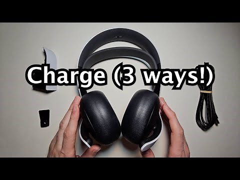 PULSE Elite Wireless Headset - How to Charge Battery (3 Ways!)