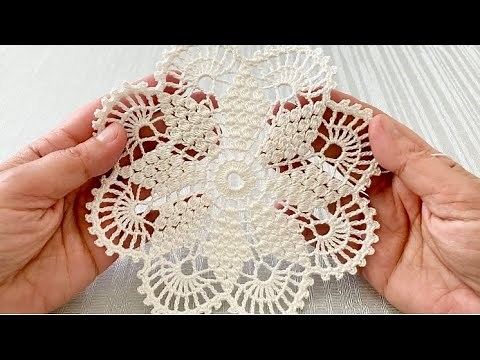 Gorgeous Crochet Table and Bedspread Motif Tutorial