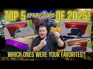 TOP 5 PAINT JOB SPRAY OUTS OF 2025 A NEW YEAR'S RECAP OF WHITLEY AUTO WORKS YOUTUBE