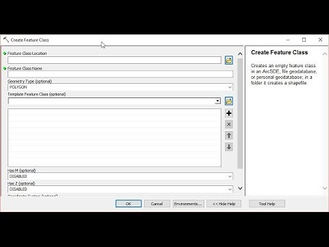 ArcGIS 10.2 - Create Feature Class - Create New Shapefile in ArcMap