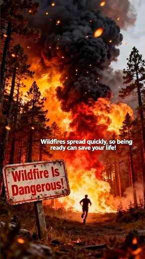 🔥 Wildfire Survival Guide: How to Stay Safe | Essential Self & Family Safety Tips #wildfire #safety