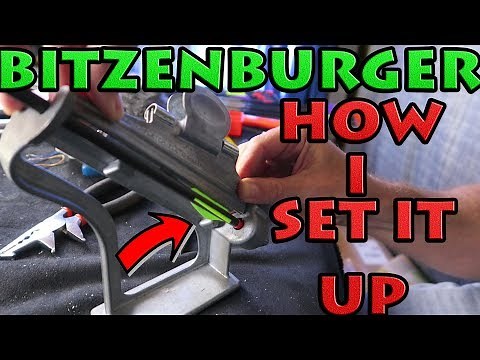 bitzenburger fletching jig how i set it up with helical