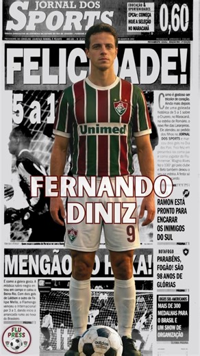⚽ 2002: Fernando Diniz scores, Romário debuts, Fluminense thrashes Cruzeiro 5-1 🔴⚪🟢 #shorts