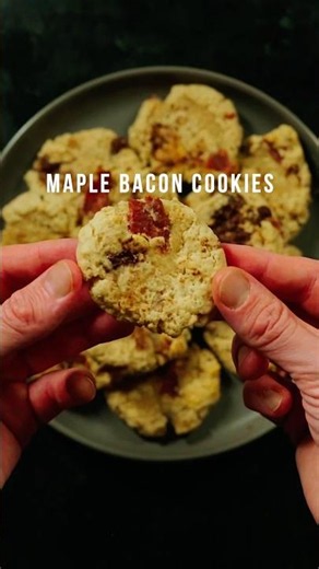 Maple Bacon Cookies | Only 75 calories & 5g of Protein EACH