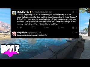 DMZ 2026 Surprise Update – The Patch We Needed!