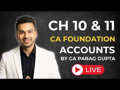 40 Marks Coverage | CA Foundation Partnership & Company Accounts | Jan 2026 | CA Parag Gupta