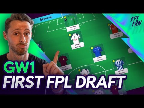 MY FIRST FPL GW1 DRAFT 🔥 I 270th BEST RANK I Fantasy Premier League 25/26