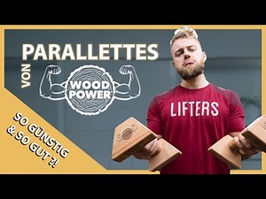 WoodPower® Parallettes Push Up Bars Handles XS