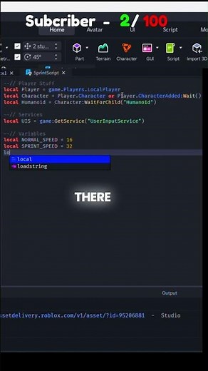 Shift to Sprint System in Roblox Studio | #roblox #scripting #shortsfeed #shorts