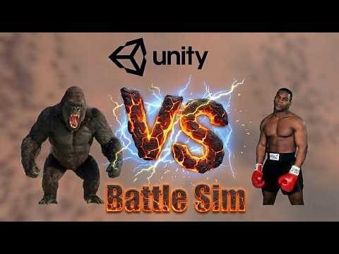 I Built 1000 Mike Tysons vs 200 Gorillas in Unity | UEBS2-Style Battle Sim