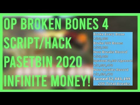 *OP* BROKEN BONES SCRIPT/HACK PASTEBIN 2020 INFINITE MONEY!