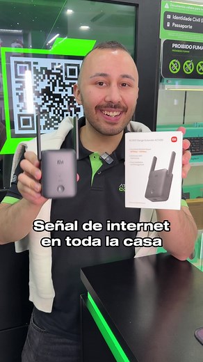 El Wi-Fi no llega a todos los rincones? Con el Xiaomi Mi RC04 Range Extender AC1200, tu señal llega más lejos y más fuerte. 👉 El precio encontrás en el link de la bio. #xiaomi #wifi #extensor #xiaomiwifi #internetrapido