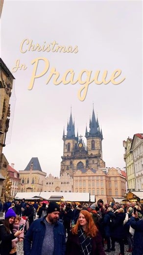 Christmas in Prague Feels Unreal 🎄 🇨🇿 Old Town Winter Walk #Travel #Shorts