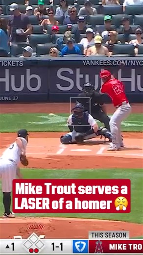 94K views · 1.9K reactions | Mike Trout pounds this baseball 112 MPH into the Angels bullpen  | MLB | Facebook